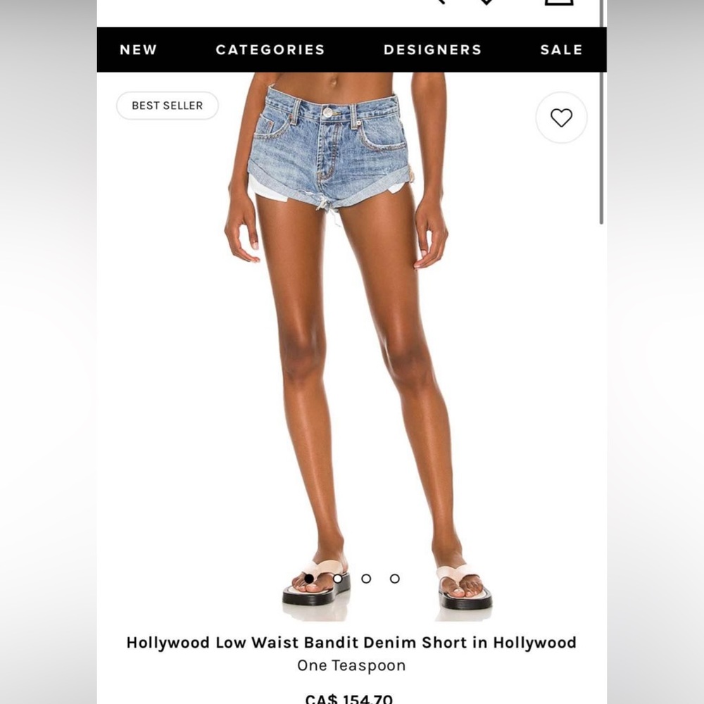 One teaspoon shorts